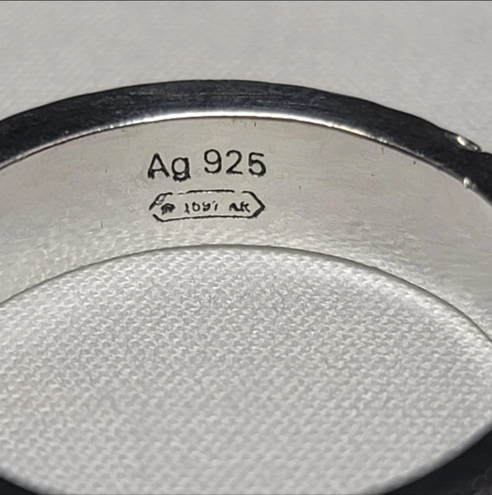 Authentic Gucci Men's Solid Sterling Silver and B… - image 4